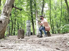 andkvcat cute twink in forest made sport